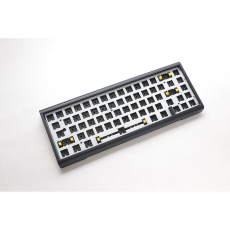 Ducky Projectd Tinker 65 mit QMK über mechanische RGB-Tastatur (Schwarz, US-Layout (QWERTY), 65 %, Barebone, RGB-LEDs, Hot-Swap-fähig, Dichtungsmontage)