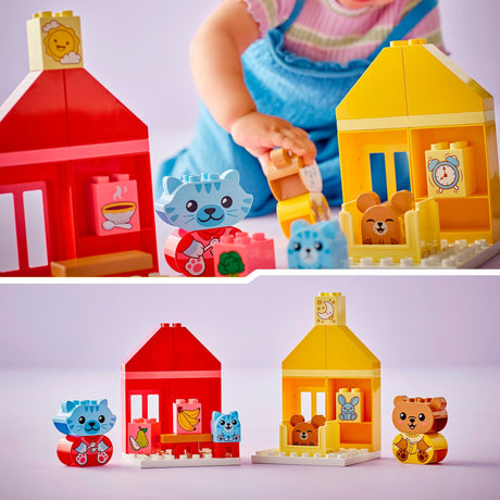Lego Duplo – Alltagsgewohnheiten – Konstruktionsspielzeug zum Essen und Schlafen (10414)
