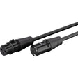 Goobay xlr-aansluitkabel (zwart, 3 meter)
