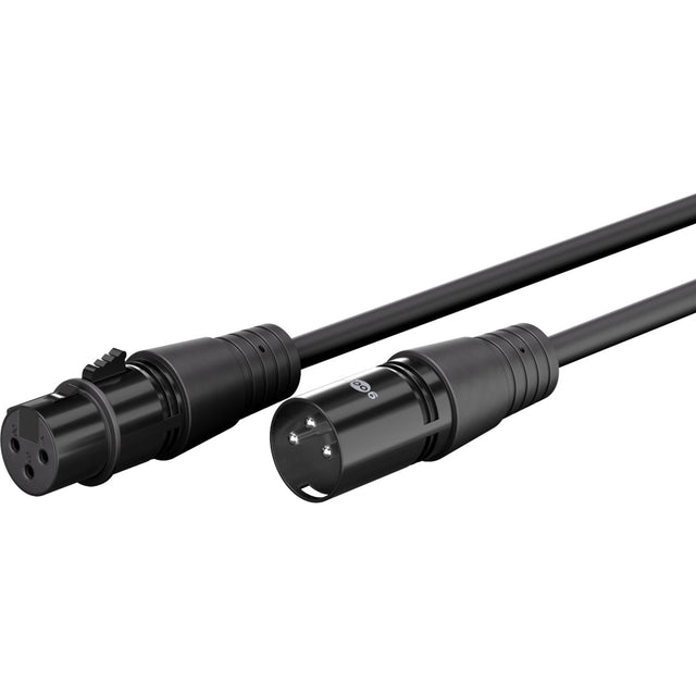 Goobay xlr-aansluitkabel (zwart, 3 meter)