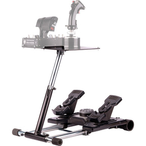 Radständer Pro Deluxe V2 Thrustmaster Hotas Warth-Halter (schwarz, für Thrustmaster Hotas Warthog, Saitek X-55, X52, Pro und X65)
