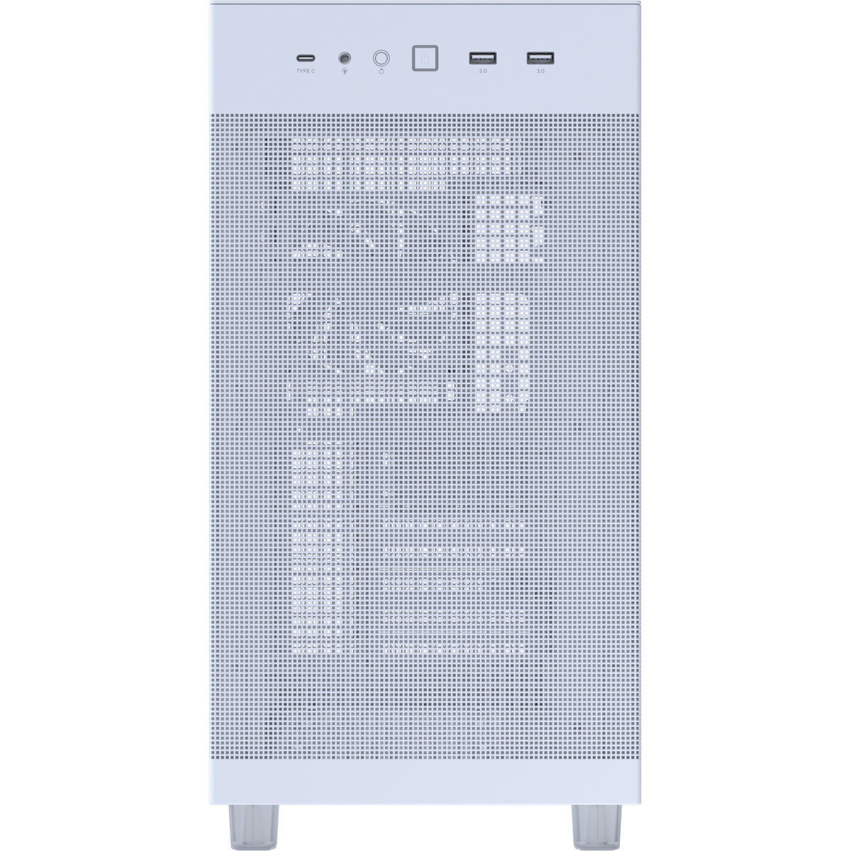 Asus Prime Ap303 - Mesh Panel Midi Tower Gehäuse (weiß | 2x USB-A | 1x USB-C)