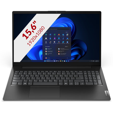 Lenovo v15 g6 arp (83v4004kmh) 15.6 laptop (zwart | r5 150 | radeon 660m graphics | 16 gb | 512 gb ssd)