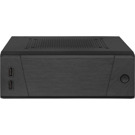 Silverstone sst-ml10b htpc-gehäuse (schwarz | 2x usb-a)