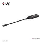 Club 3D USB-C auf Triple HDMI MST Hub 4K60Hz Adapter (Schwarz)