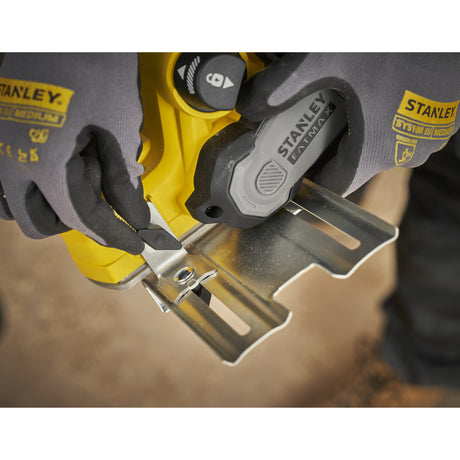 Stanley Fatmax V20 18 V bürstenloser Elektrohobel (schwarz gelb, Akku und Ladegerät nicht im Lieferumfang enthalten)