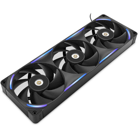 Nzxt f360x RGB-Gehäuselüfter (schwarz, 3 Stück, 360 x 120 x 30 mm, PWM)