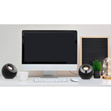 Creative Pebble V3 PC-Lautsprecher (schwarz, Bluetooth, USB-C, Aux)