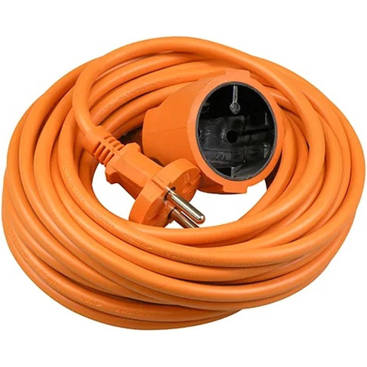 Verlängerungskabel 10 m ungeerdet orange