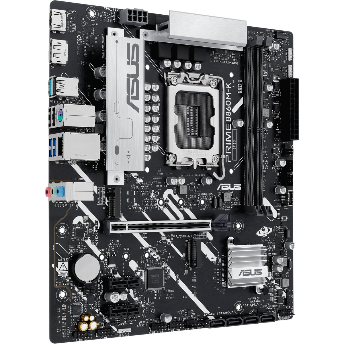 Asus Prime B860M-K Sockel 1851 Mainboard (2,5 GB-LAN, Sound, µATX)