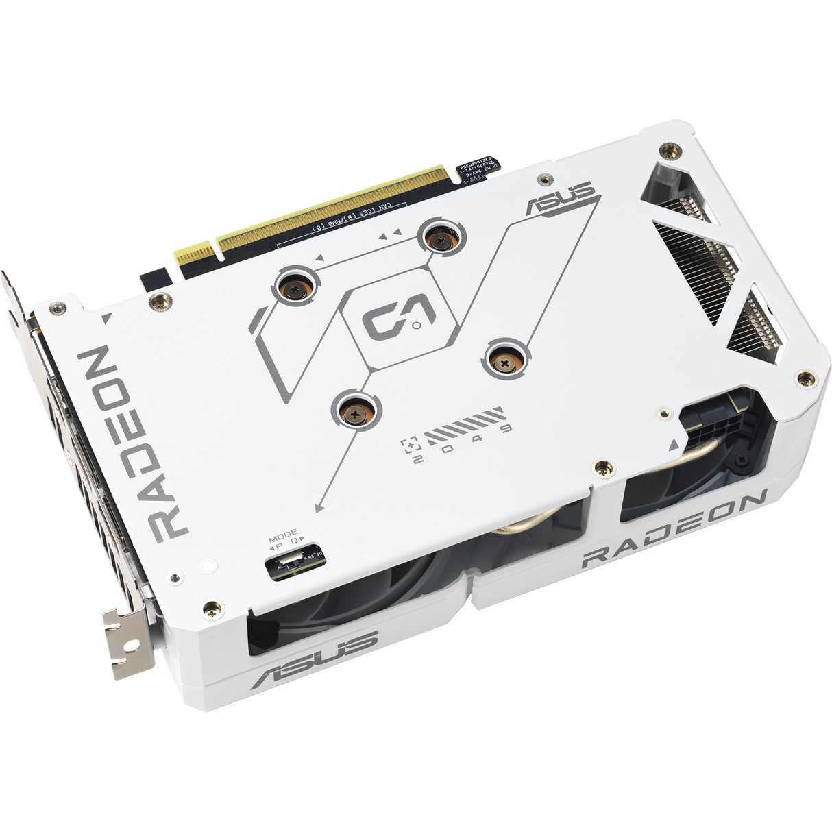 Asus Radeon RX 9060 XT Dual White Edition 16GB Grafikkarte (weiß, RDNA4, GDDR6, 2x Display Port, 1x HDMI 2.1)