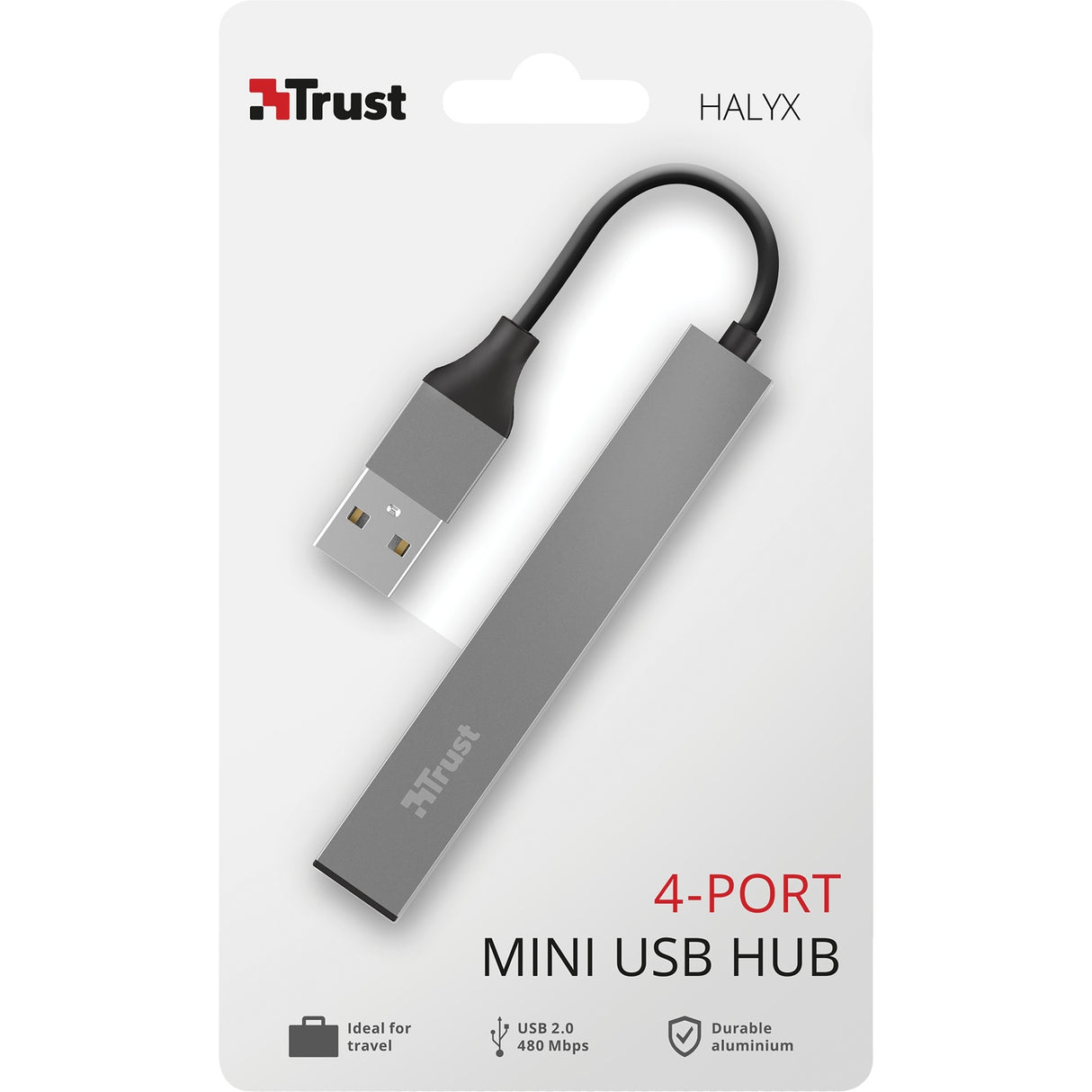 Vertrauen Sie Halyx Aluminium 4-Port Mini USB Hub