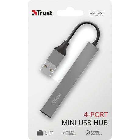 Vertrauen Sie Halyx Aluminium 4-Port Mini USB Hub