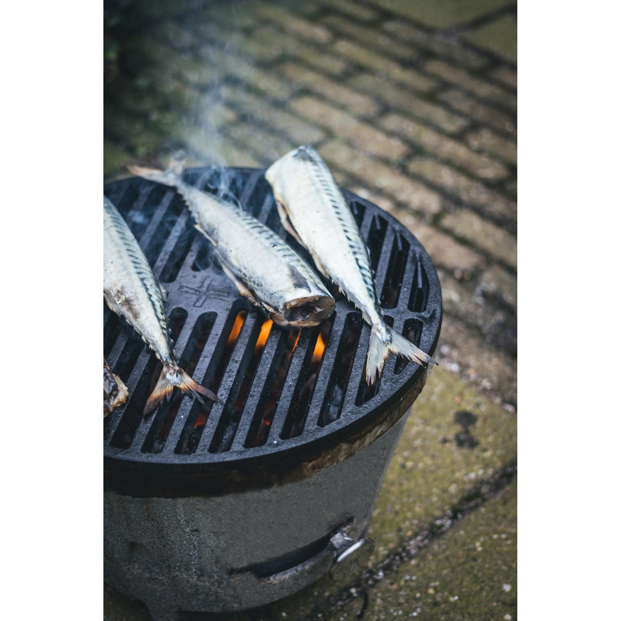 Die Windmühle Gusseisen-Grillplatte (schwarz, ø 31,5 cm)