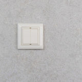 Shelly Blu Wandschalter 4 + Gira Merten Adapterschalter (weiß, Bluetooth 4.2)