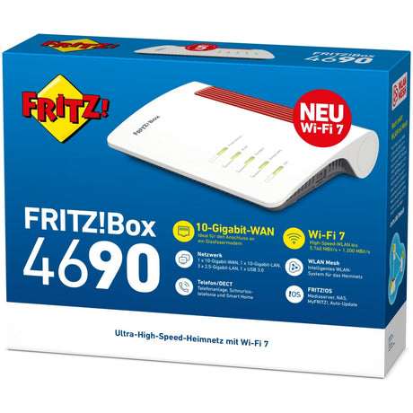 Fritz! Box 4690 Edition internationaler Router (weiß rot)