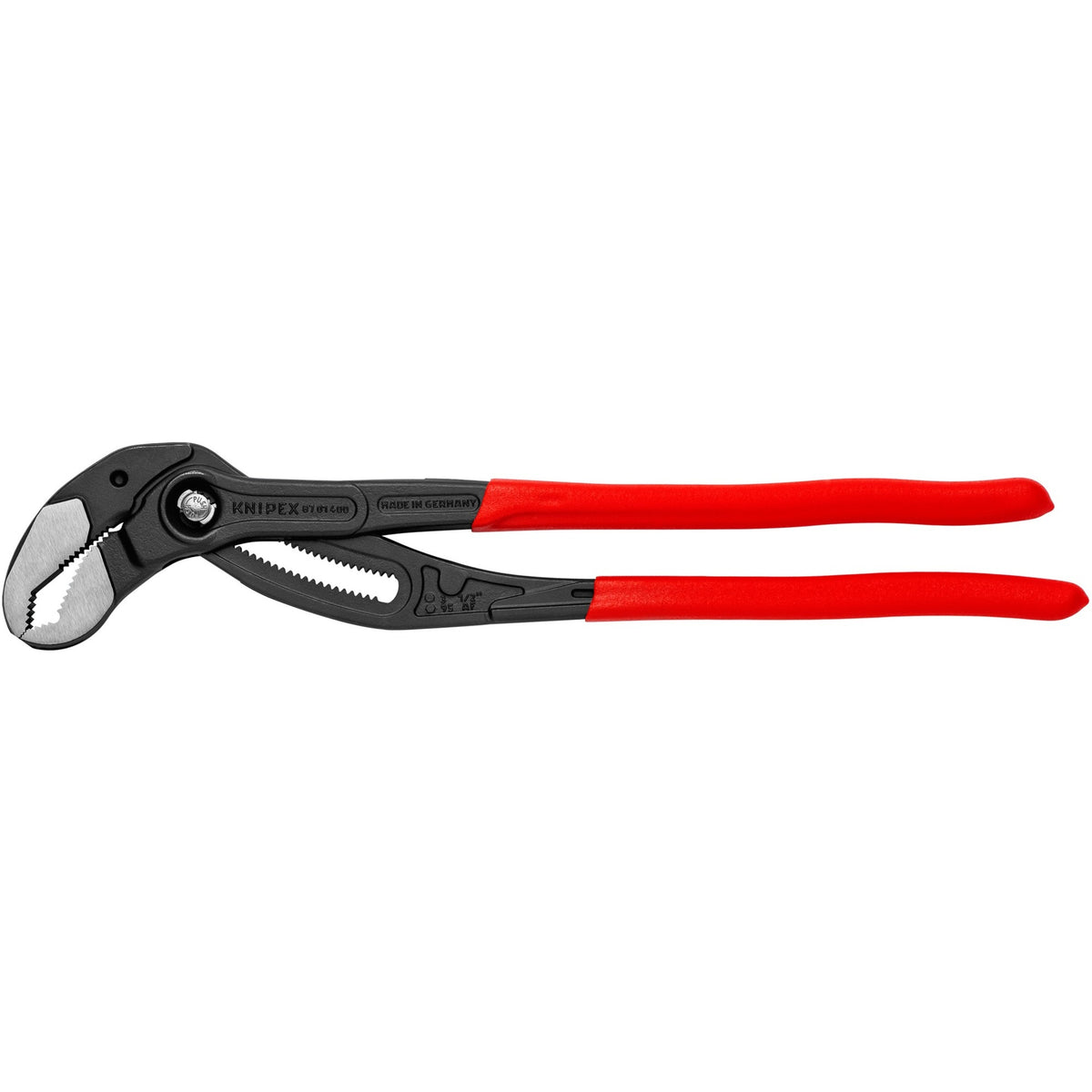 Knipex Cobra XL Wasserpumpenzange 8701400 Schwedische Wasserpumpenzange (rot)