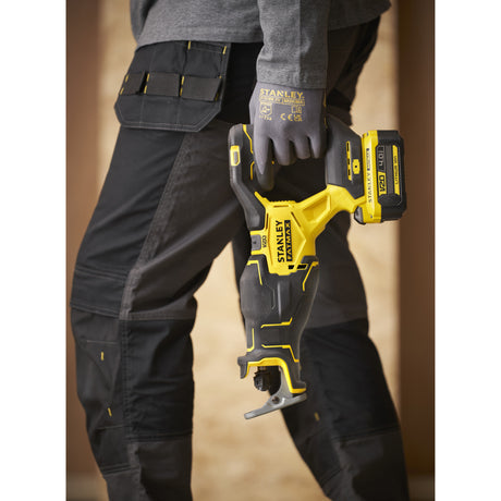 Stanley Fatmax V20 18 V bürstenlose Säbelsäge (schwarz gelb, Akku und Ladegerät nicht im Lieferumfang enthalten)