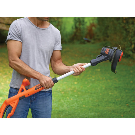 Black+decker Akku-Rasentrimmer ST182320 (orange, Akku im Lieferumfang enthalten)