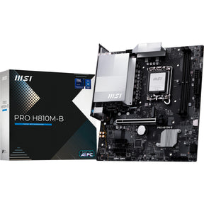 Msi pro h810m-b socket 1851 moederbord (2.5 gb-lan, sound, µatx)