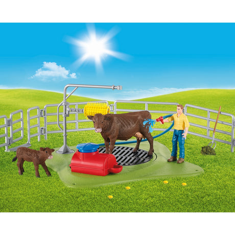 Schleich Farm World - Figur Kuhwaschstation (42529)