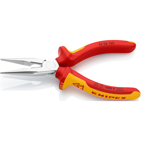 Knipex gerade Radiozange mit Seitenschneider | 160mm | vde - 2506160