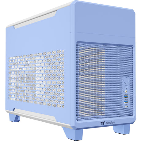 Thermaltake tr100 Hydrangea Blue Mini-Tower-Gehäuse (hellblau | 2x USB-A | 1x USB-C)