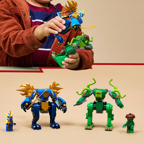 Lego® Ninjago® – Jays Drachen-Mech-Kampf – Spielzeug-Mech – Spielset mit 2 Minifiguren – 71853