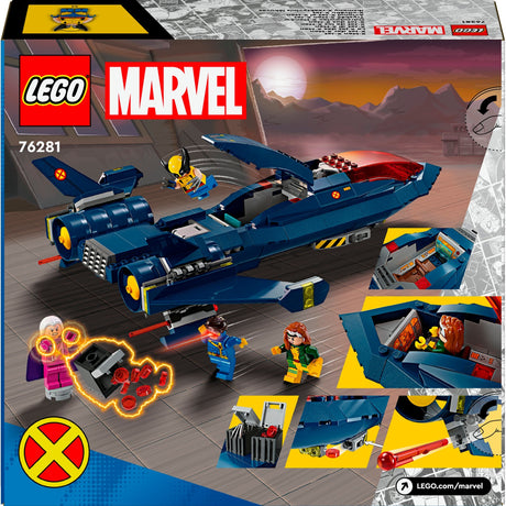 Lego Marvel – X-Men X-Jet Konstruktionsspielzeug (76281)