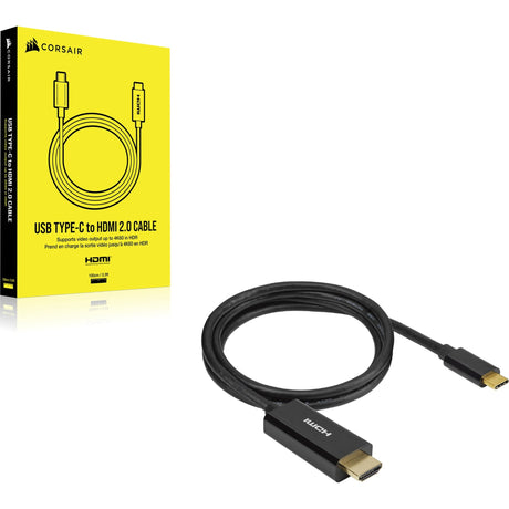 Corsair USB-C > HDMI-Kabel (schwarz, 1 Meter)