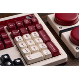8bitdo retro mechanical keyboard fami edition (beige, us lay-out (qwerty), kailh box white, 100%, bluetooth low energy, wireless 2.4g, usb)