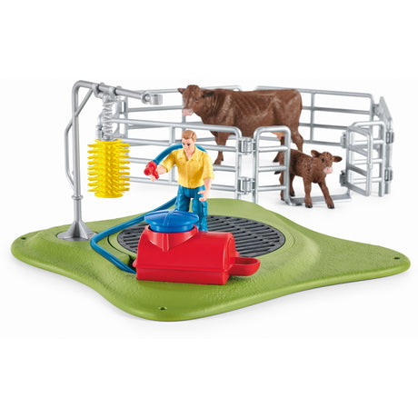 Schleich Farm World - Figur Kuhwaschstation (42529)