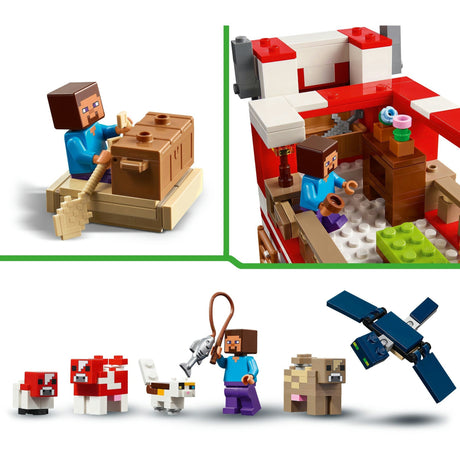 Lego Minecraft Das Mooshroom-Haus – 21270