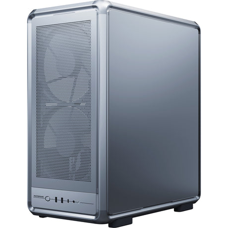 Cooler Master Masterframe 500 Mesh Argb Midi-Tower-Gehäuse (Silber | 2x USB-A | 1x USB-C | RGB | gehärtetes Glas)