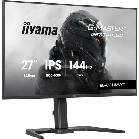 Iiyama G-Master Black Hawk GB2741HSU-B1 27 Gaming-Monitor (schwarz, HDMI, DisplayPort, 2x USB-A, USB-B, 144 Hz)
