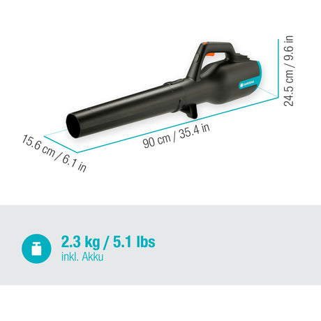Gardena Gardena Battery Blower PowerJet 18V P4A Set
