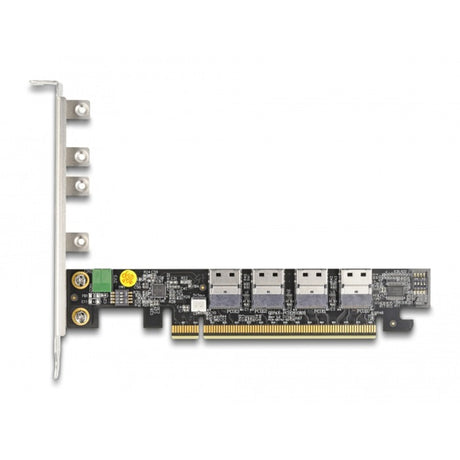 Delock PCI Express x16 Karte zu 4 x internem SFF-8654 4i NVME Netzwerkadapter