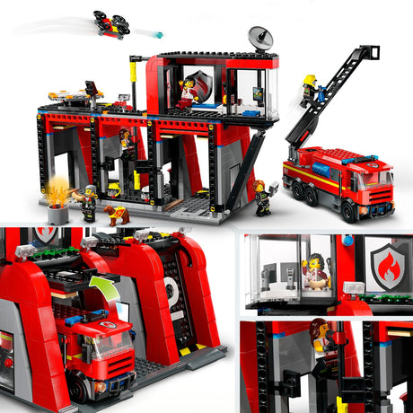 Lego City Feuerwache und Feuerwehrauto – 60414