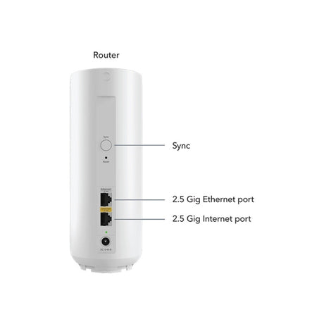 Netgear Orbi 370 WiFi Mesh-System, Dual-Band WiFi 7 Mesh-System, 2 Stück Mesh-Router (weiß, 1x Orbi WiFi 7 Router (RBE371), 1x Orbi WiFi 7 Satellit (RBE370))