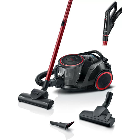 Bosch Serie 6 beutelloser Staubsauger bgs41pow1 (schwarz rot)
