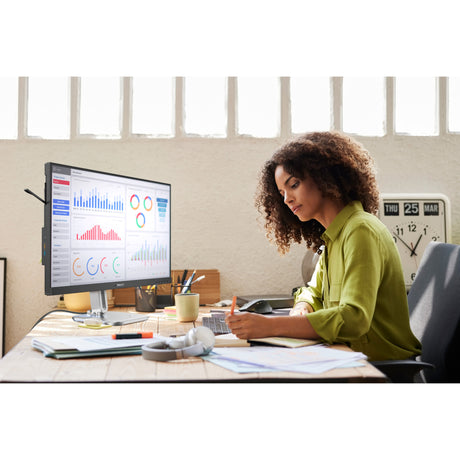 Philips 27b2g5601 27 monitor (zilver zwart, 1x displayport, 1x hdmi, 3x usb-c, 4x usb-a, 1x rj-45)