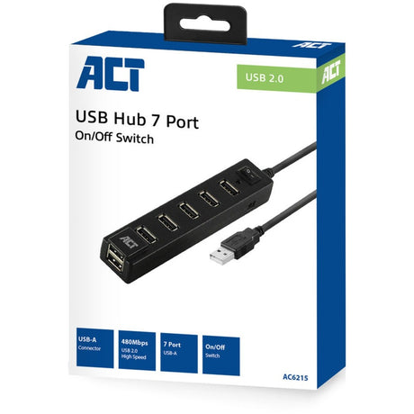 Act USB-Hub ac6215 schwarz
