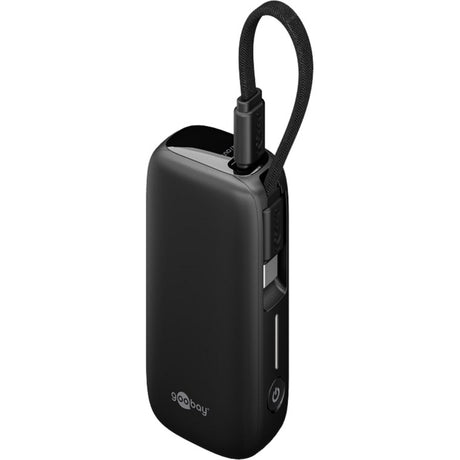 Goobay Powerbank 5.000 mAh – 20 W (schwarz, USB-C PD)