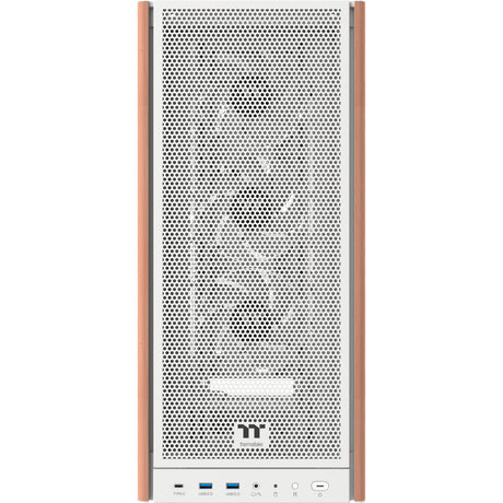 Thermaltake s370 ws snow midi tower behuizing (wit | 2x usb-a | 1x usb-c | tempered glass)