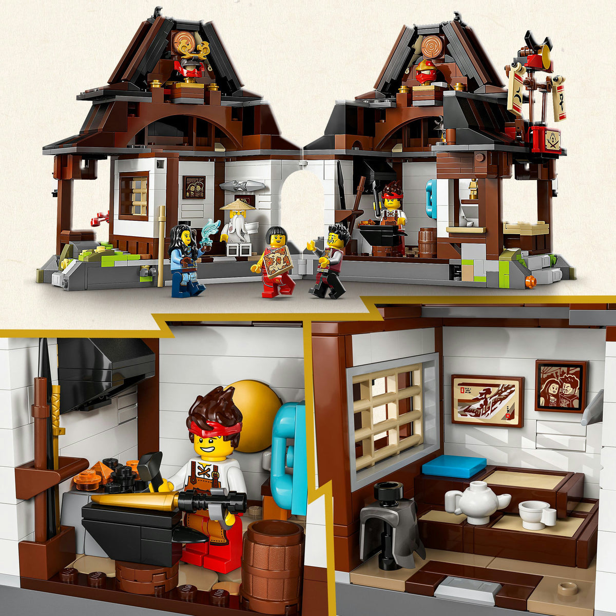 Lego® Ninjago® 15. Jubiläum: Schmiede der vier Waffen – 71858