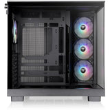 Thermaltake view 380 xl tg argb midi tower behuizing (zwart | 2x usb-a | 1x usb-c | rgb | tempered glass)