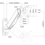 Neomounts von Newstar WL70-440BL11 TV-Wandstonde