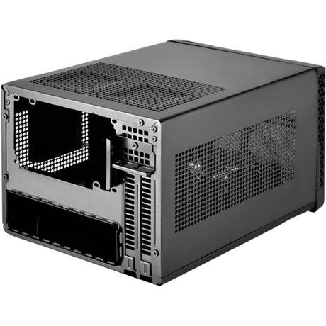 Silverstone SG13B-Q Mini-Tower-Gehäuse (schwarz | 2x USB-A)
