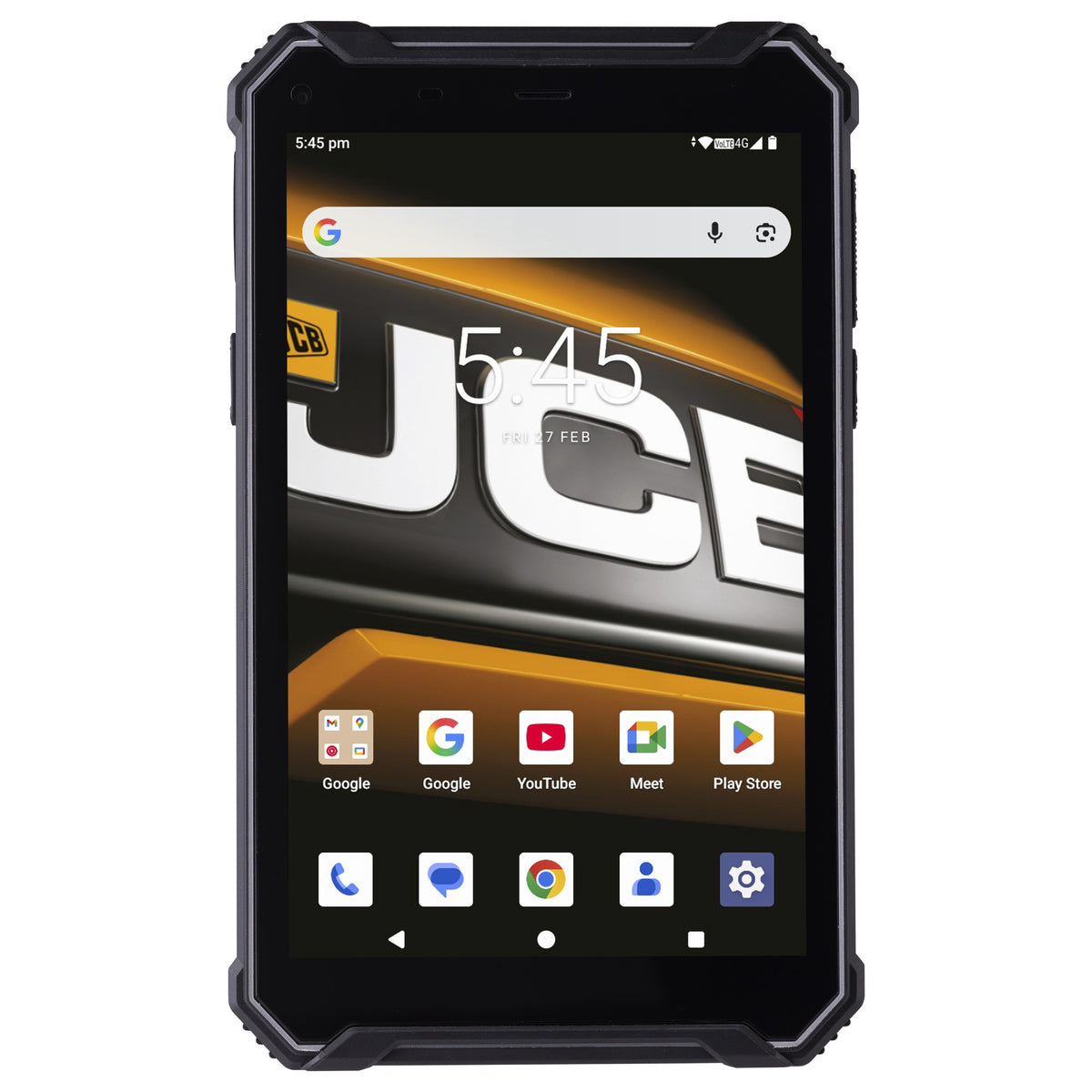 Jcb Tough Tablet T1 (Schwarz | 128 GB | Android 16 | Wi-Fi 5 | 4G)