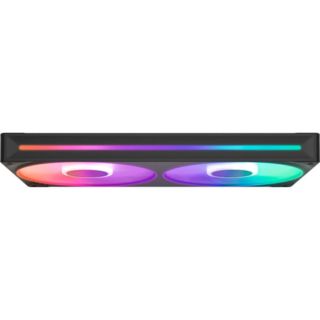 Nzxt f280 RGB Core Gehäuselüfter (schwarz, 2 Stück, 280 x 140 x 26 mm)